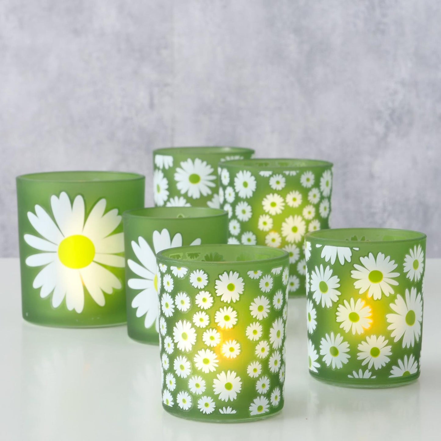 Boltze Home windlicht daisie 2-delig