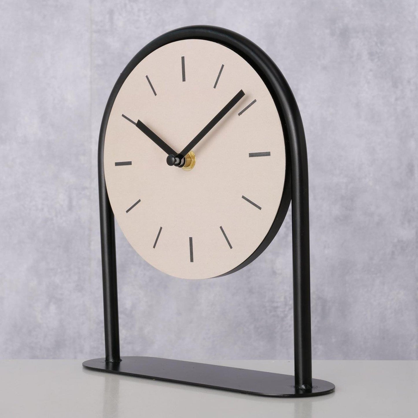 Boltze Home tafelklok analoog 19x6x22cm