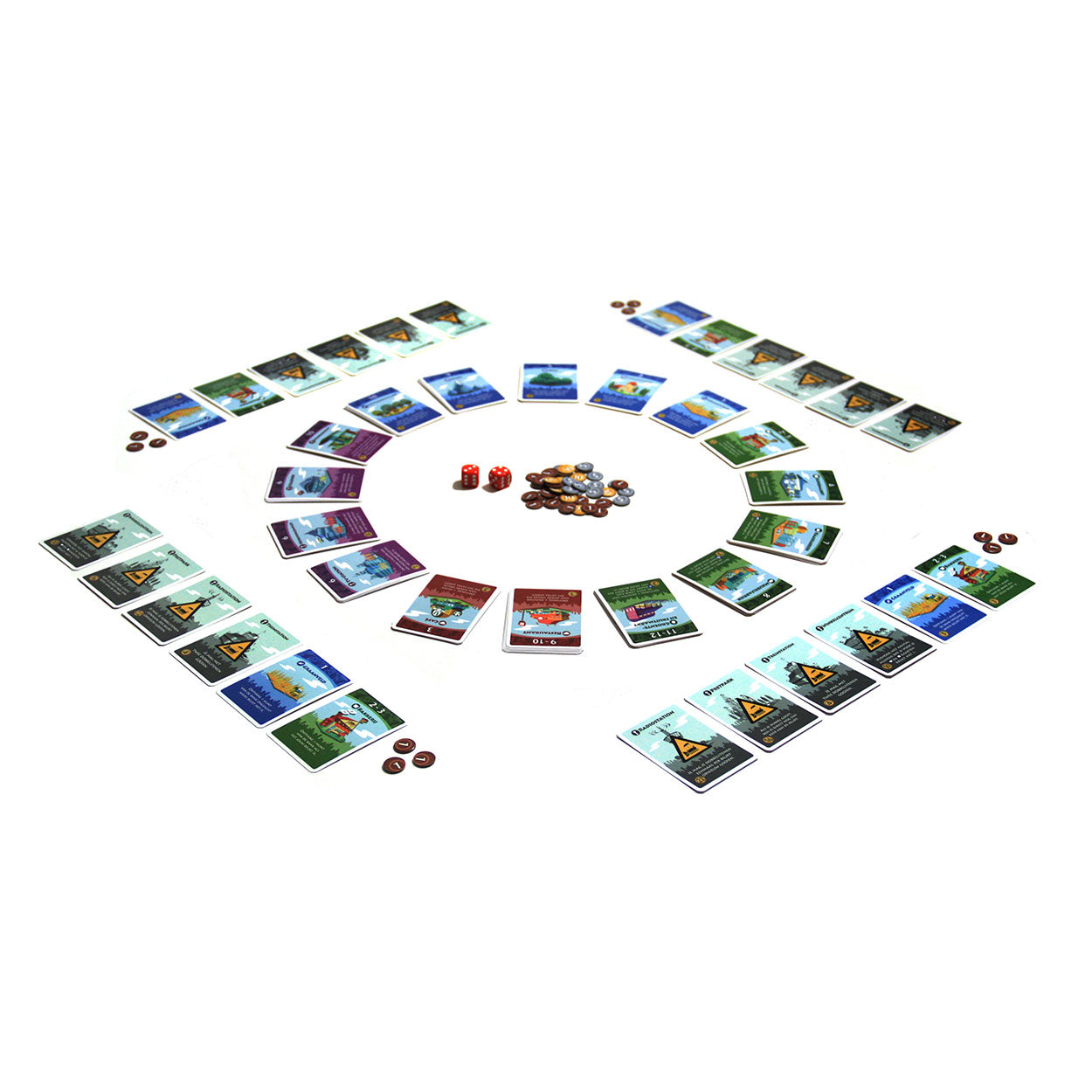 White Goblin Games machi koro dobbelspel (nederlands, 2 - 5 spelers, 40 minuten, vanaf 7 jaar)