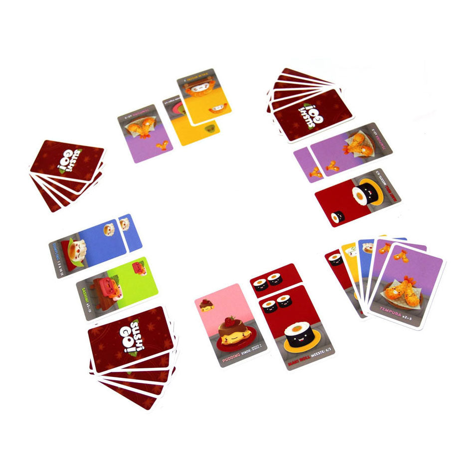 White Goblin Games sushi go kaartspel (nederlands, 2 - 5 spelers, 15 minuten, vanaf 8 jaar)