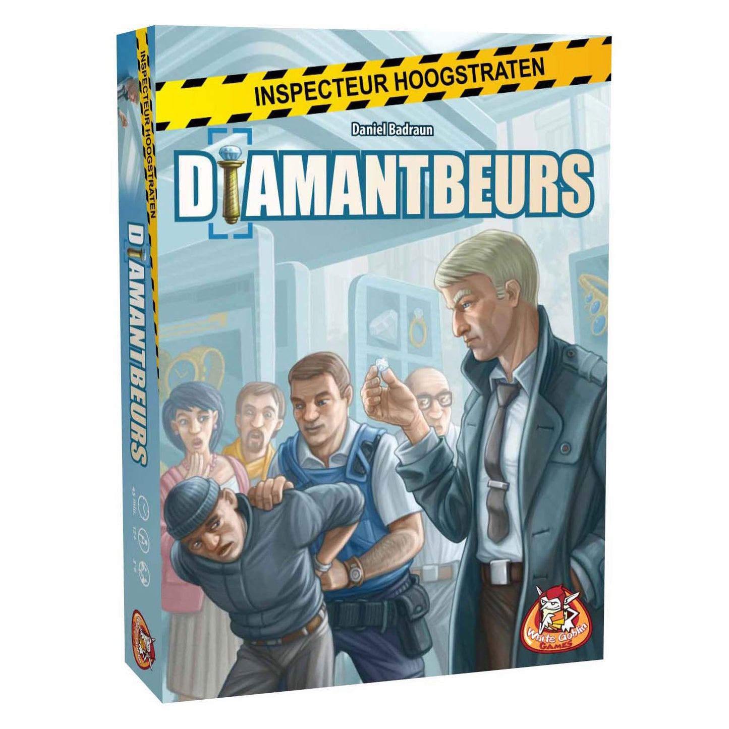 White Goblin Games Inspecteur hoogstraten: diamantbeurs - kaartspel