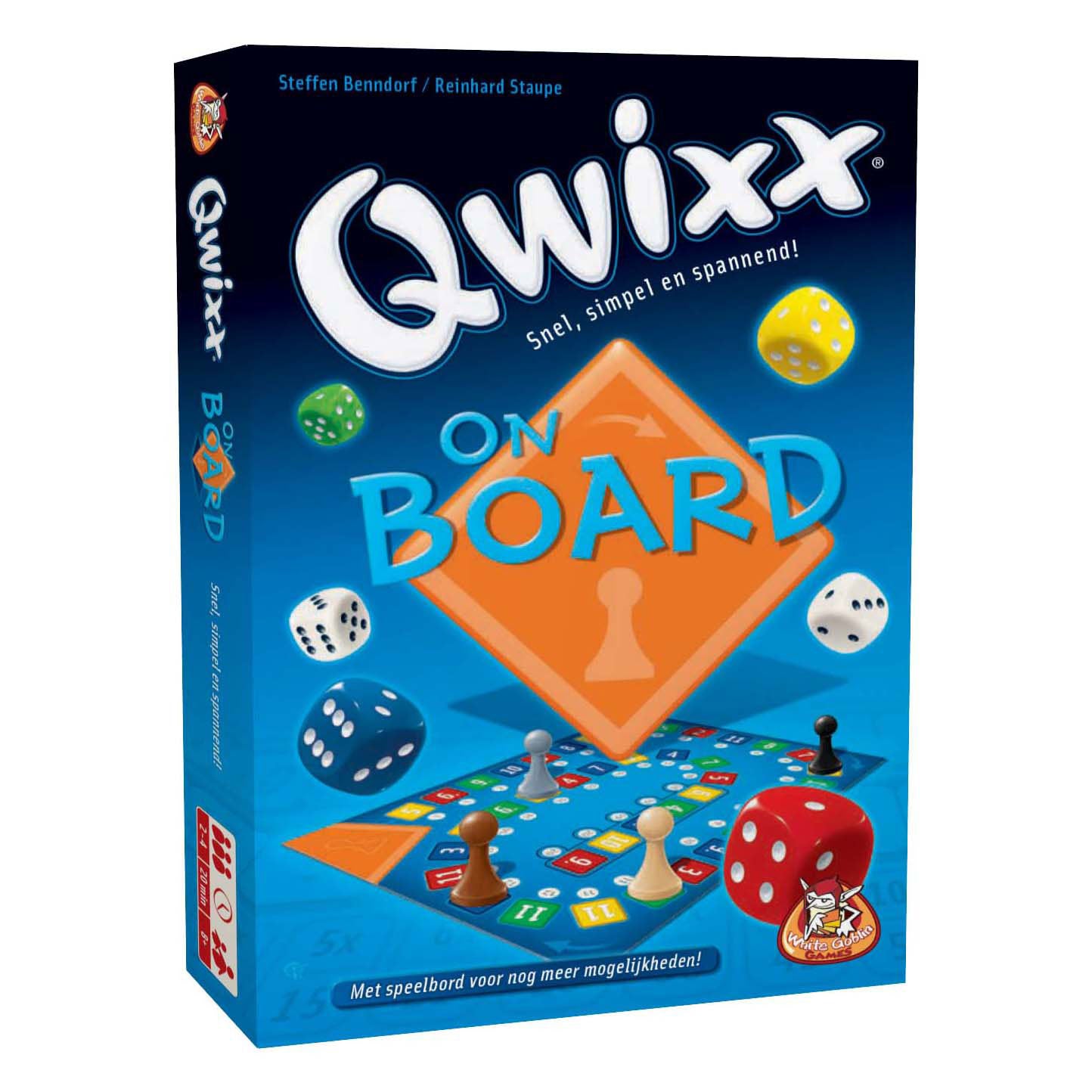 White Goblin Games Qwixx on board - dobbelspel