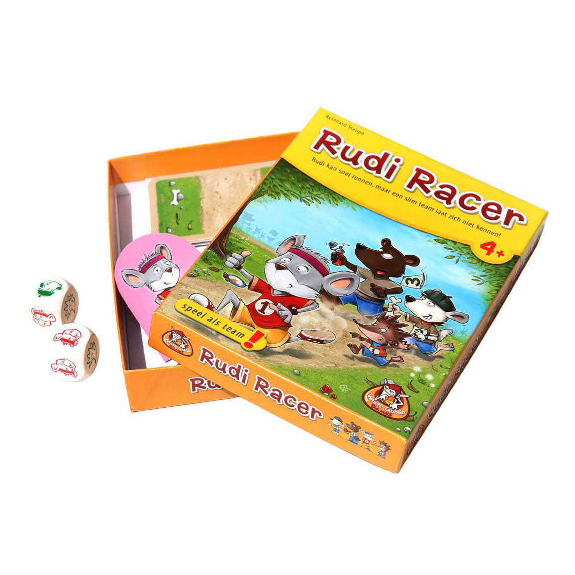 White Goblin Games Rudi racer - gele reeks kaartspel