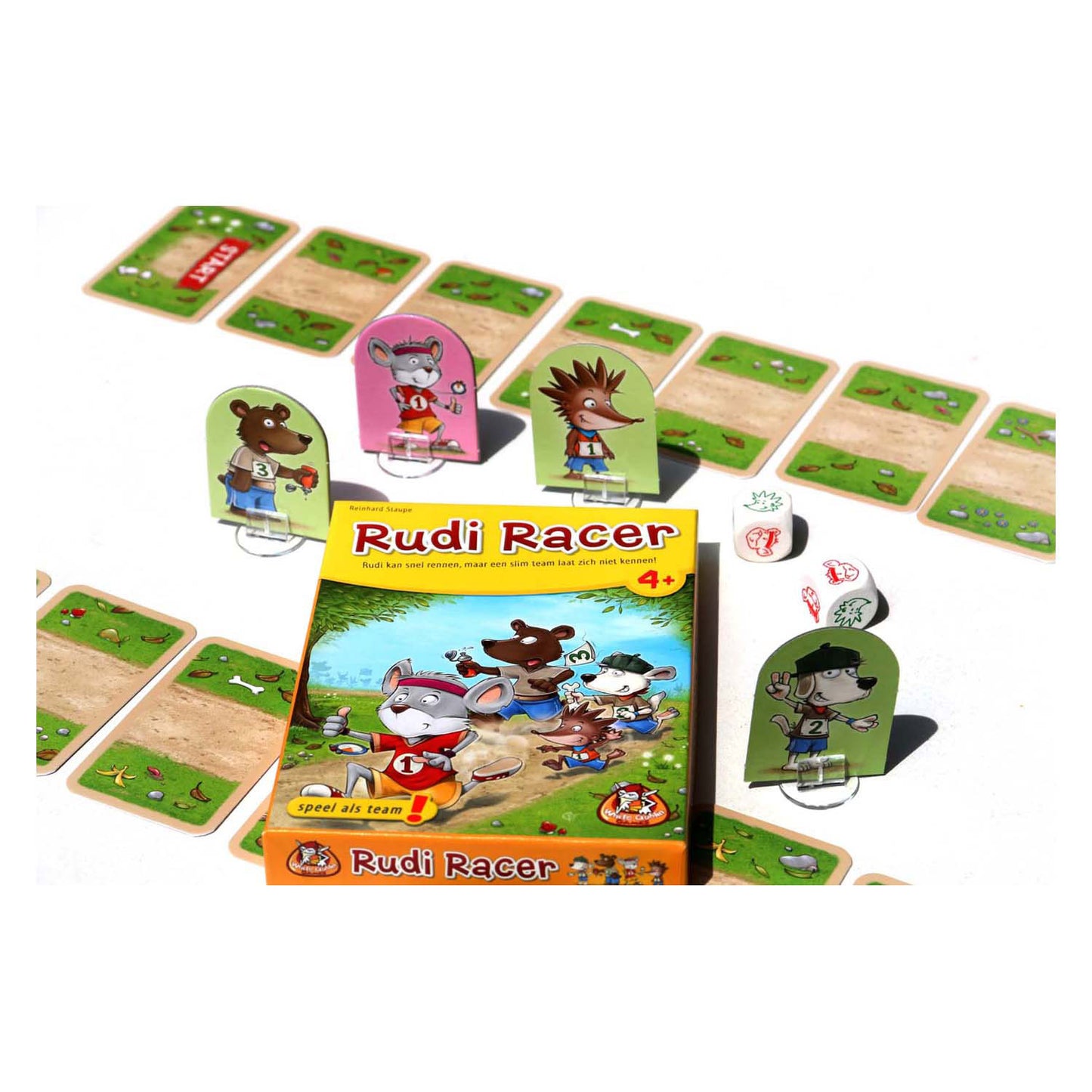 White Goblin Games Rudi racer - gele reeks kaartspel