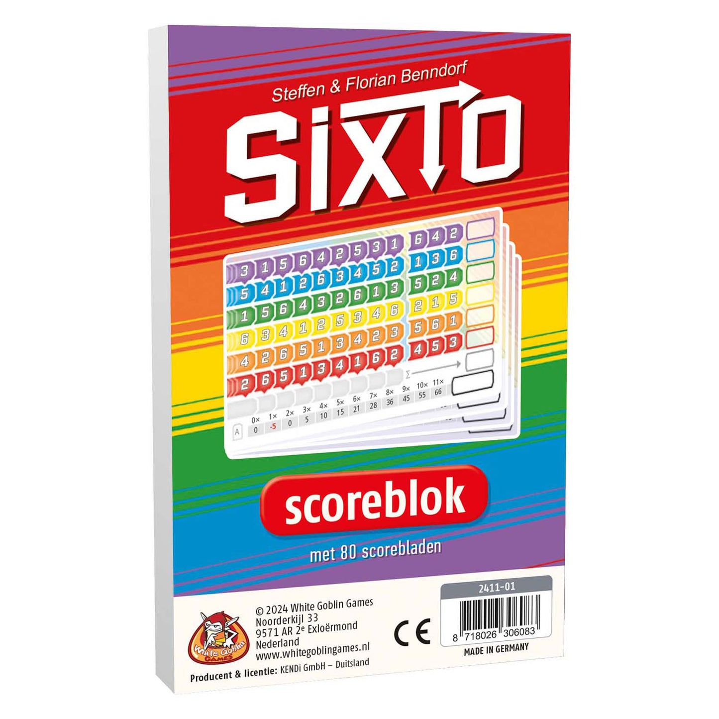 White Goblin Games Sixto bloks - scoreblok