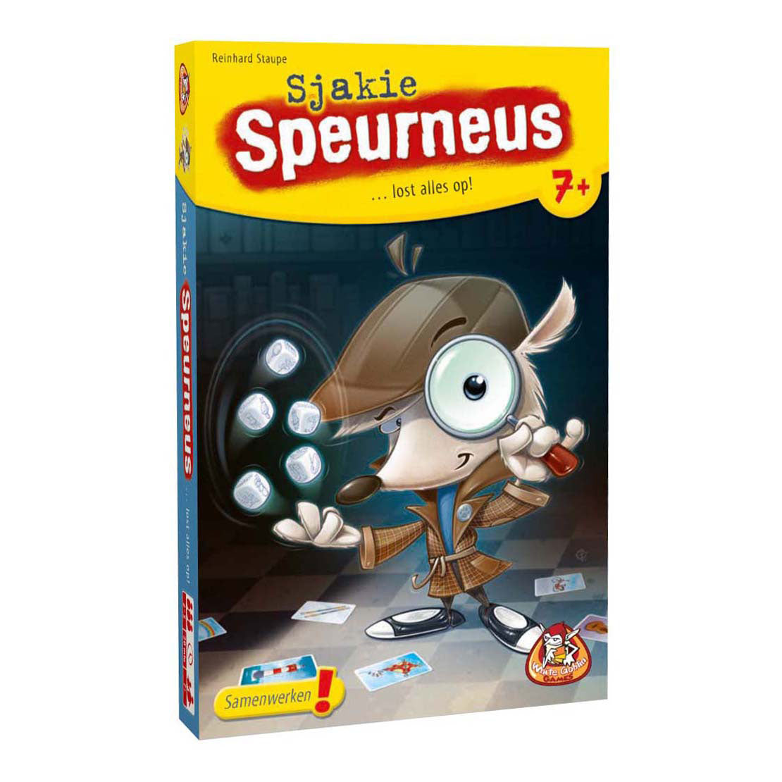 White Goblin Games Sjakie speurneus - gele reeks