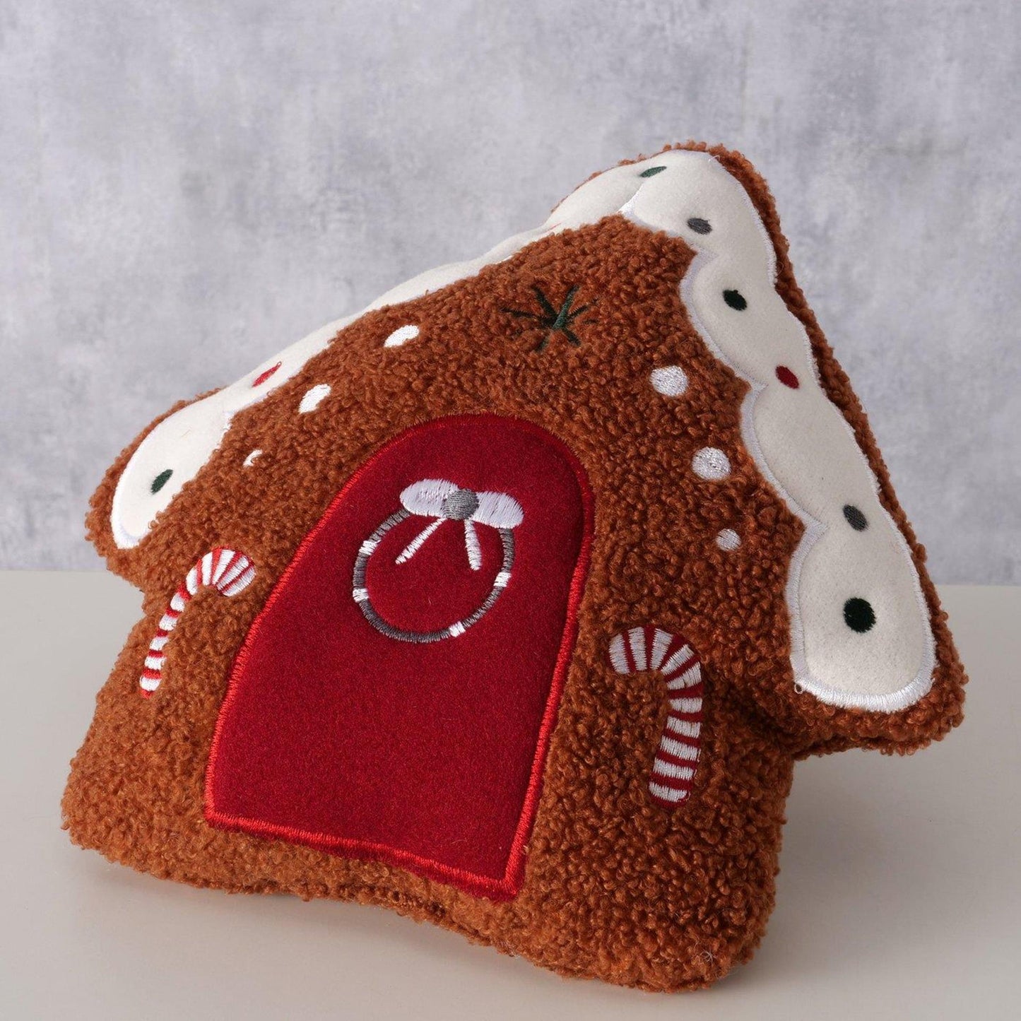 Boltze Home kussen peperkoekhuis 28cm