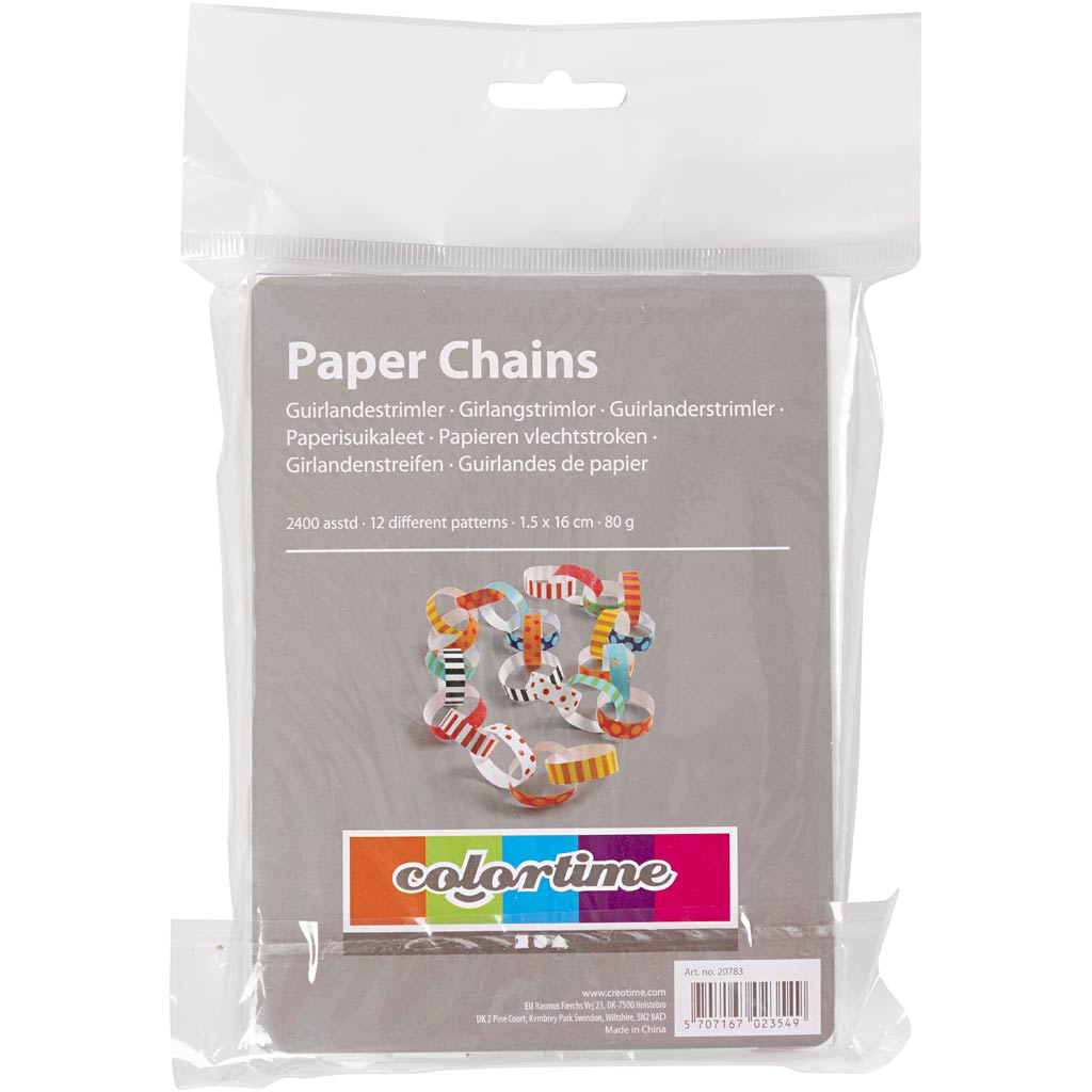 Creativ Company Https: www.cchobby.nl slinger-stroken-bedrukt-l-16-cm-b-15-mm-2400-stuk-1-doos