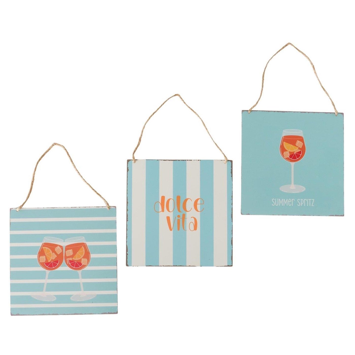 Boltze Home wandbord summer spritz 20cm