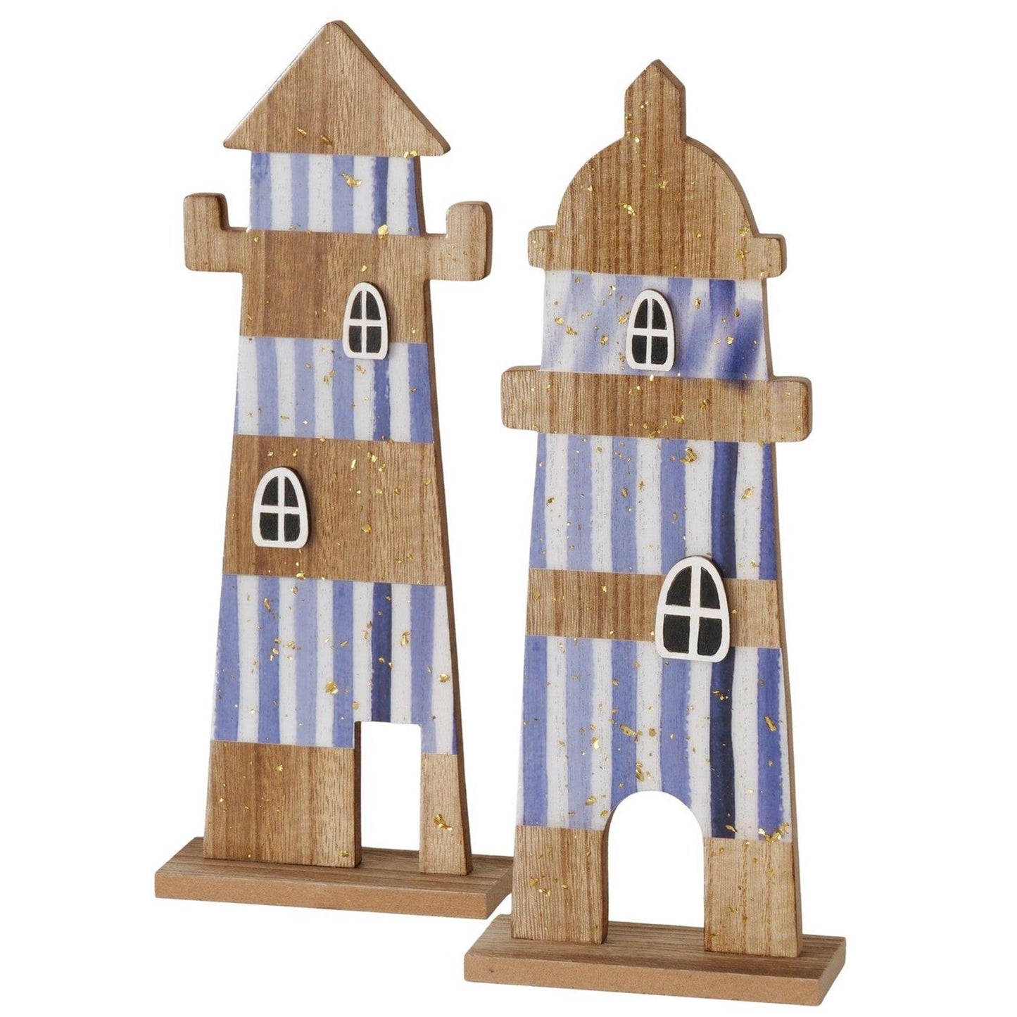 Boltze Home deco vuurtoren 12x5x31cm