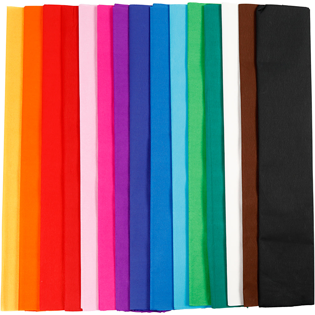 Creativ Company Https: www.cchobby.nl crepepapier-l-2-5-m-b-50-cm-22-gr-diverse-kleuren-15-vouw-1-doos