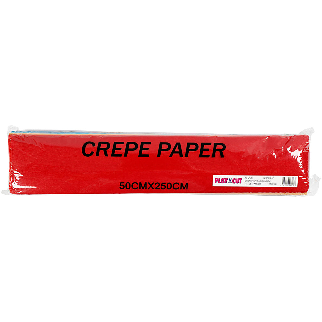 Creativ Company Https: www.cchobby.nl crepepapier-l-2-5-m-b-50-cm-22-gr-diverse-kleuren-15-vouw-1-doos