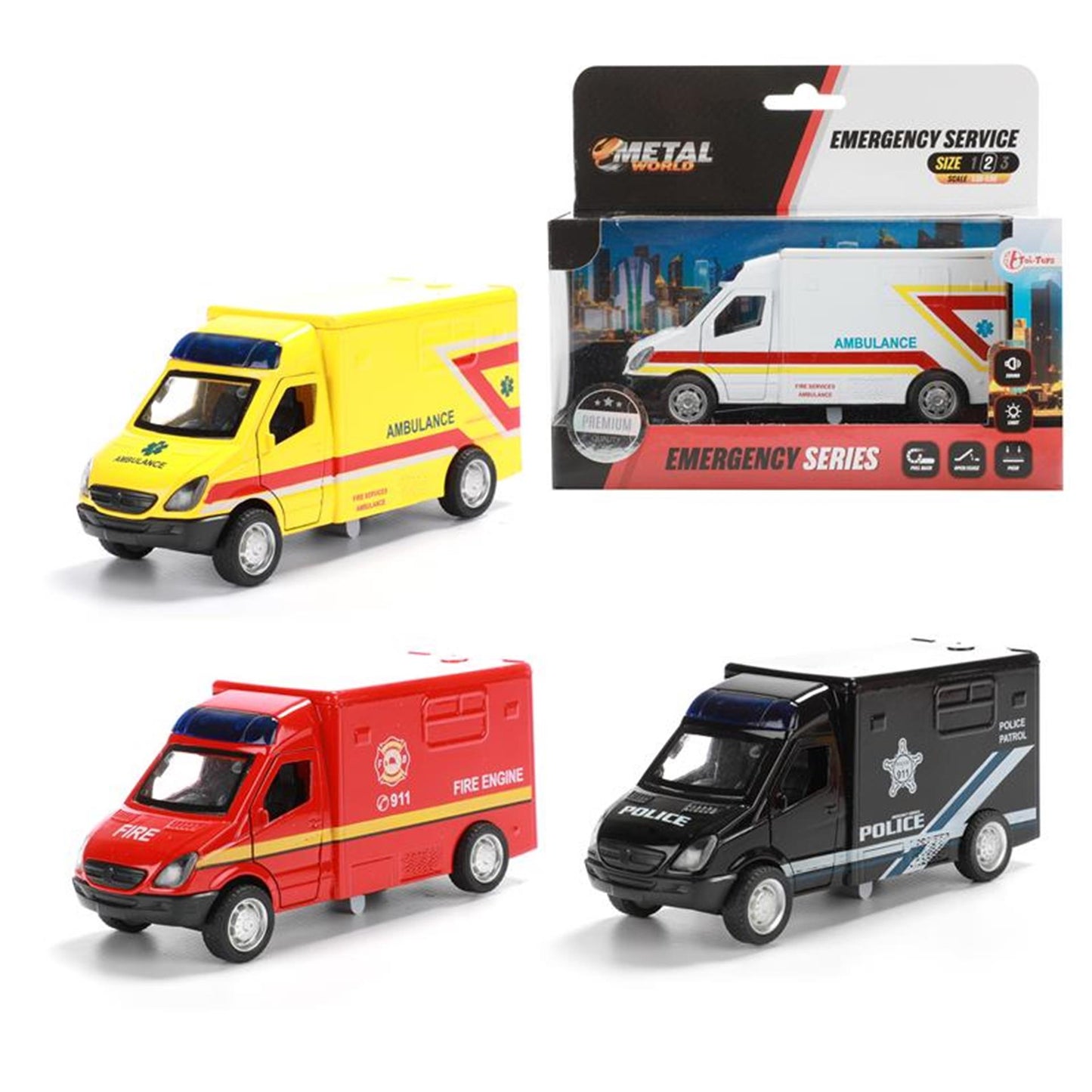 Toi-Toys Toi toys busje hulpdienst + l-g