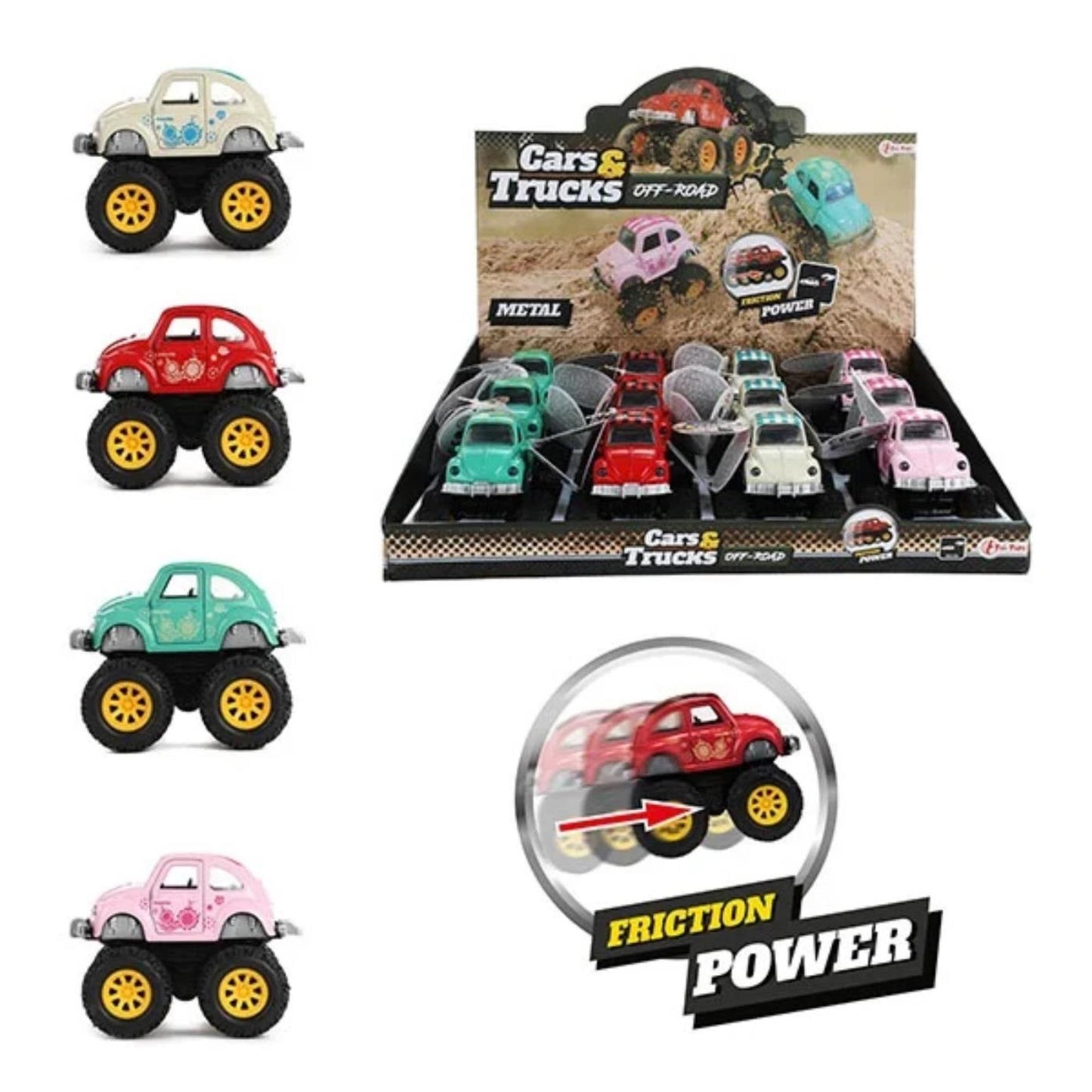 Toi-Toys Toi toys monster kever frictie 7,5x10cm