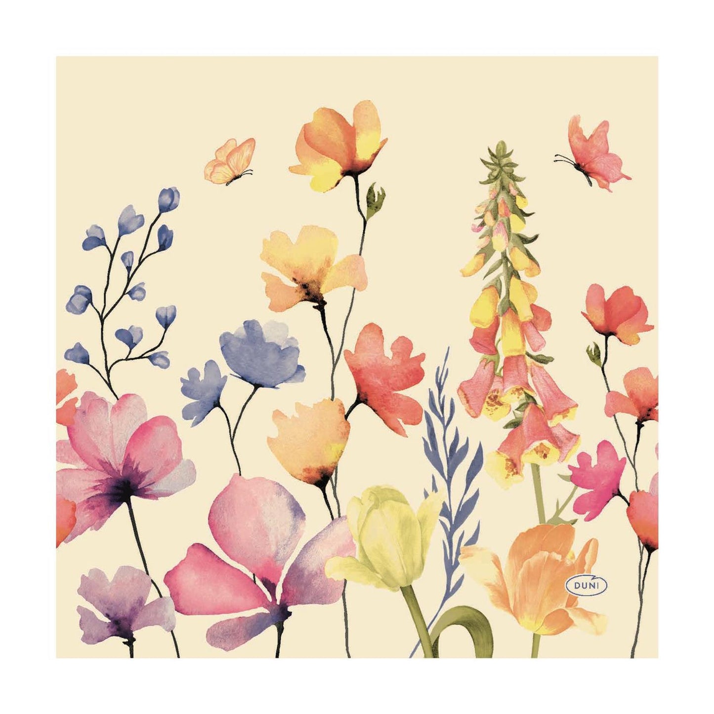 Duni servetten floral haven 33cm