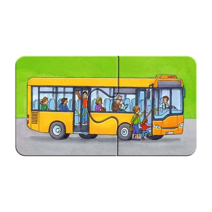 Ravensburger puzzel voertuigen 9x2pcs