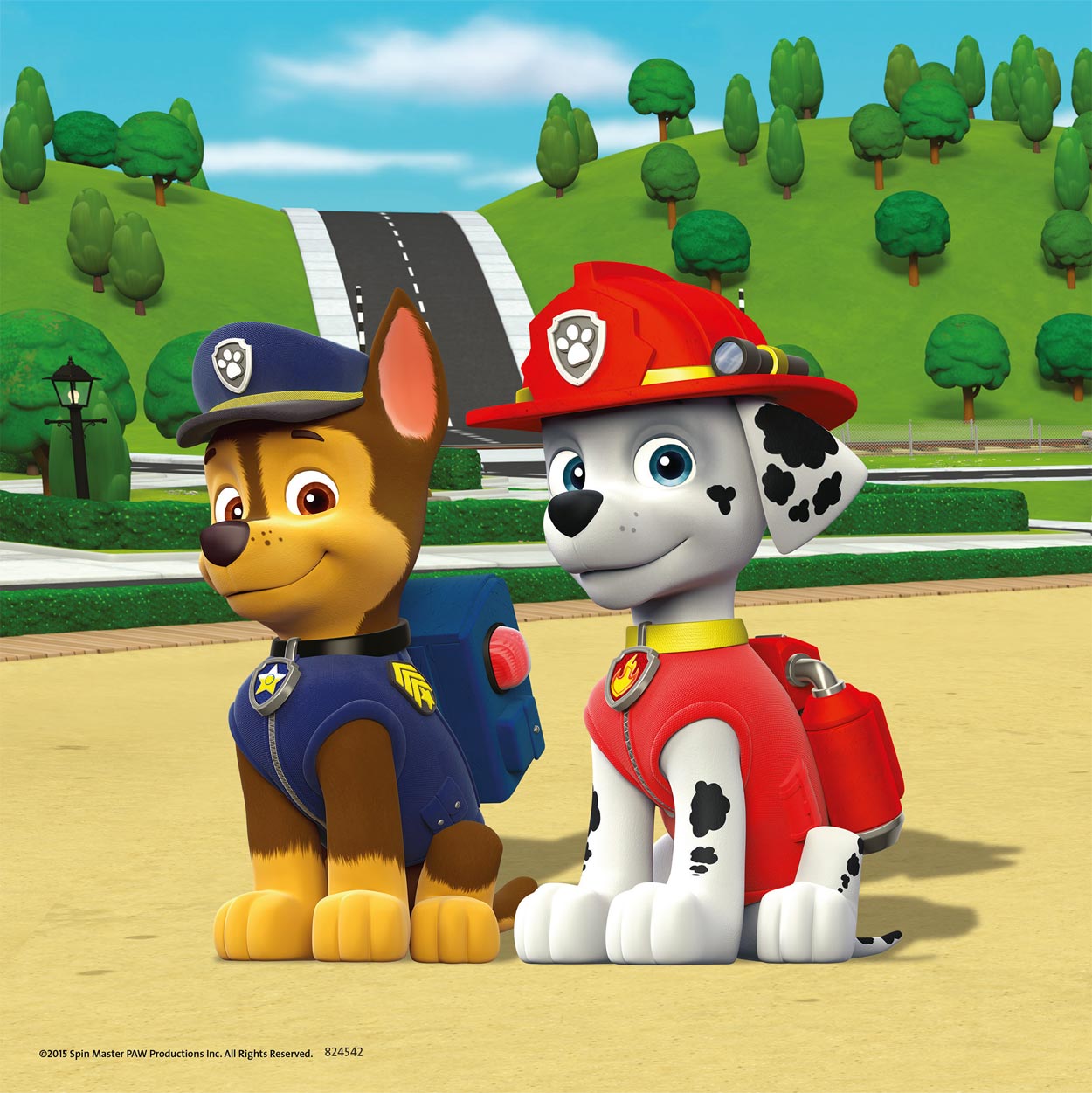 Ravensburger paw patrol puzzel -team op 4 poten, 3x49st.