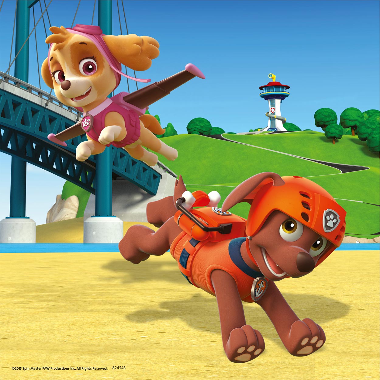 Ravensburger paw patrol puzzel -team op 4 poten, 3x49st.