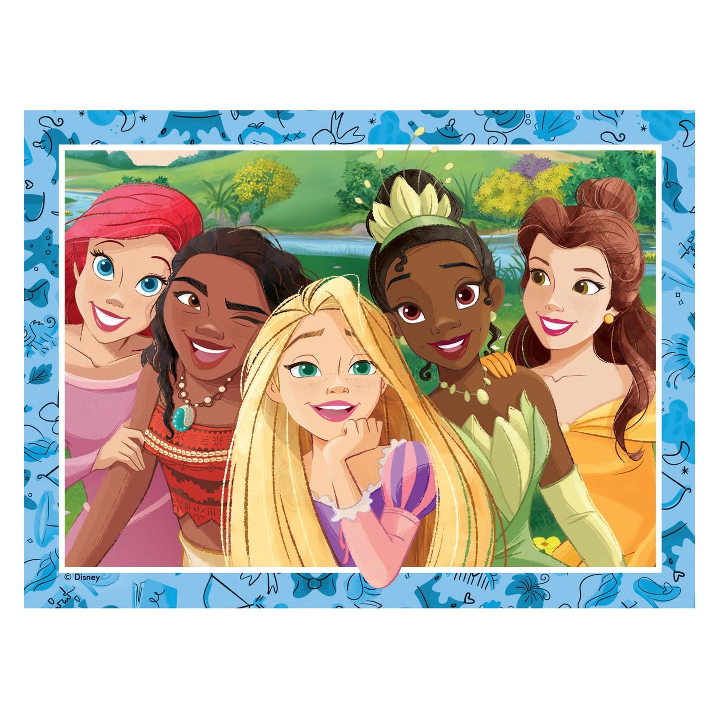 Ravensburger puzzels disney princess, 4in1