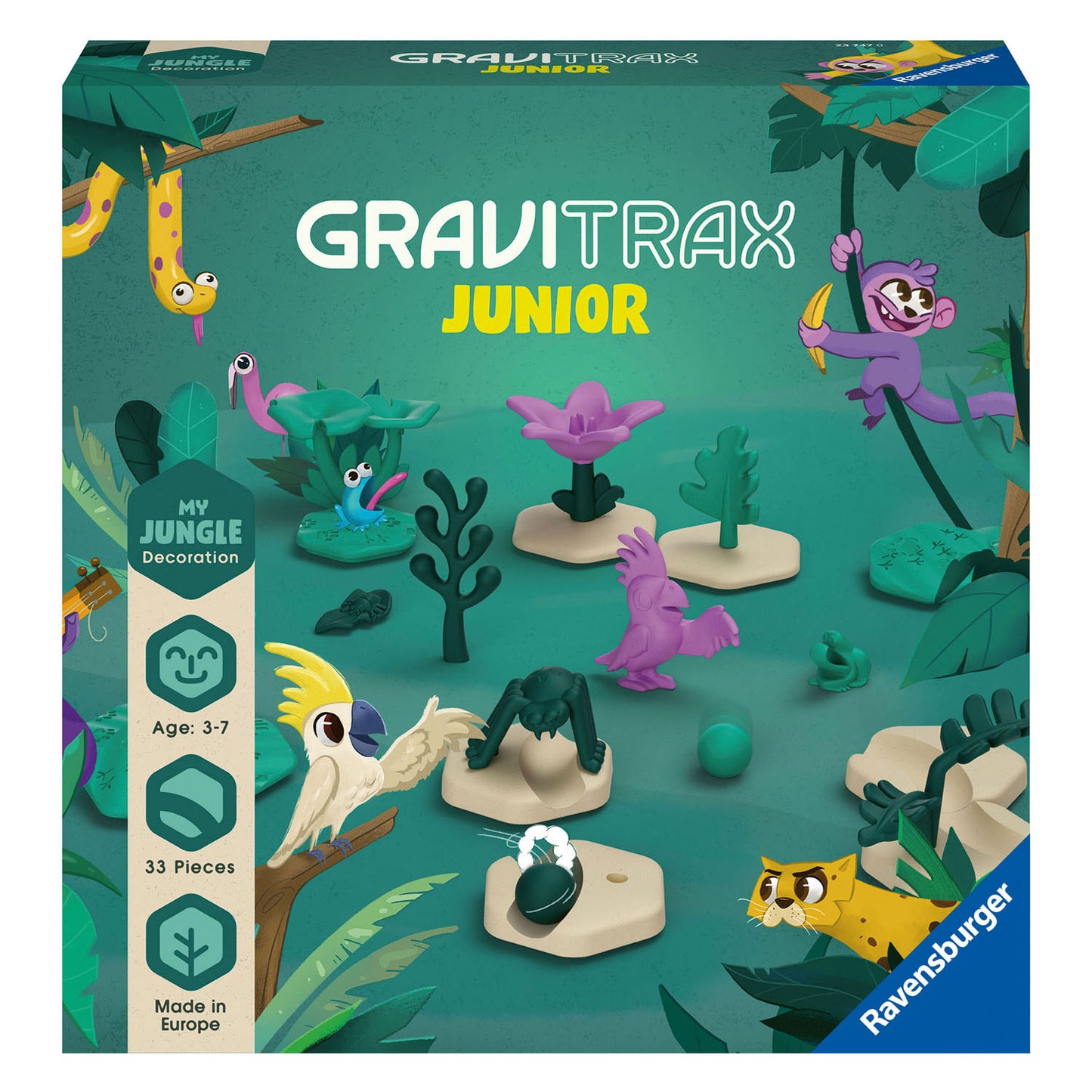 Ravensburger Gravitrax junior uitbreidingsset jungle