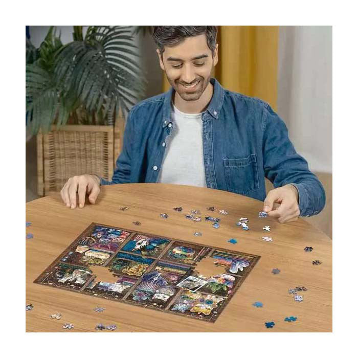 Ravensburger legpuzzel cubby cats and succulents, 500st.
