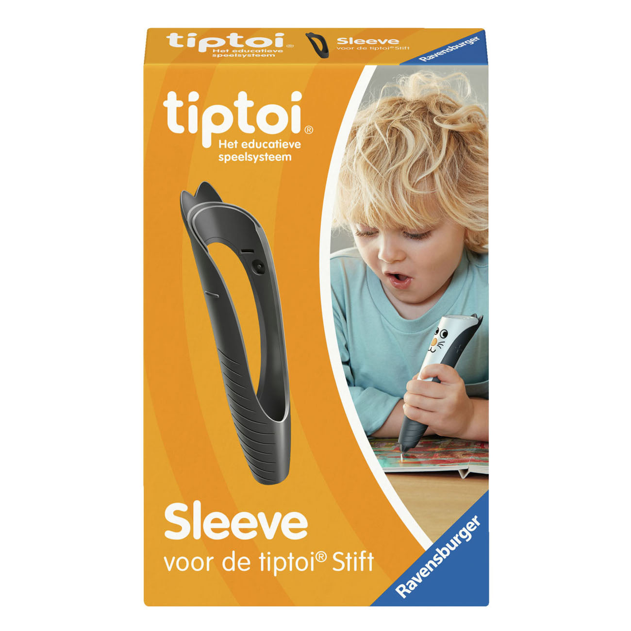 Tiptoi sleeve zwart voor de stift
