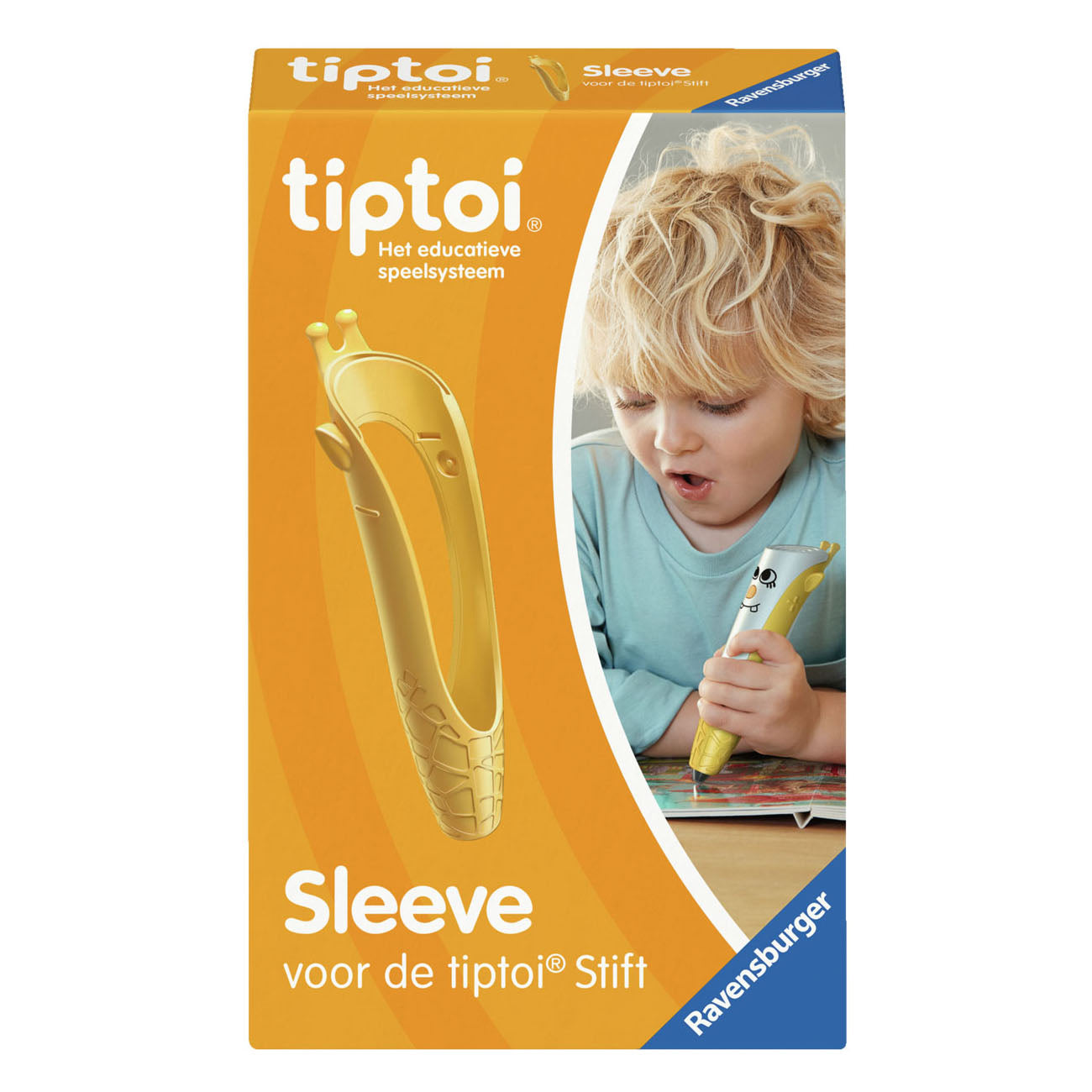 Tiptoi sleeve geel voor de stift