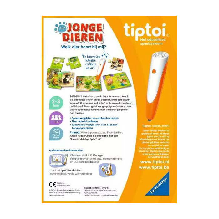Tiptoi mijn jonge dieren