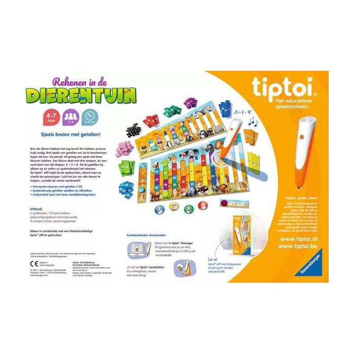 Ravensburger Tiptoi® spel rekenen in de dierentuin