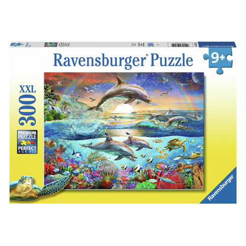 Ravensburger legpuzzel xxl dolfijnenparadijs, 300st.