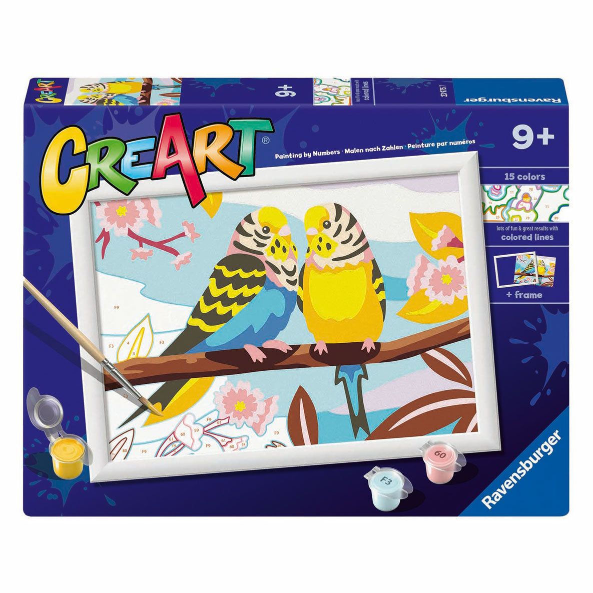 Ravensburger creart schilderen op nummer - papegaaien