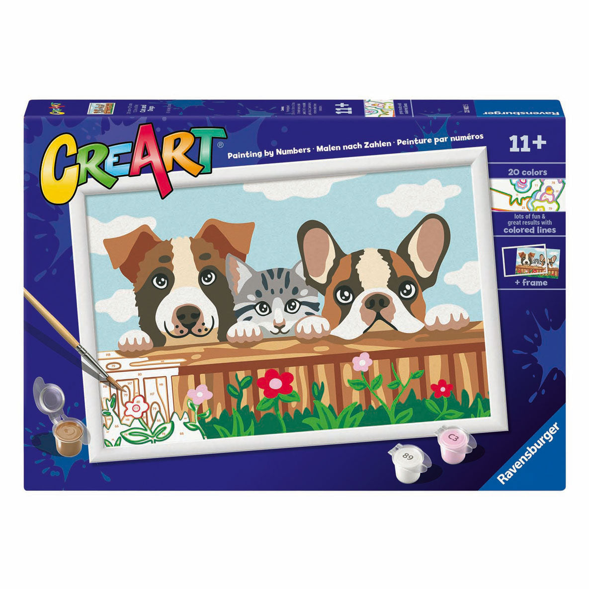 Ravensburger creart cat and dogs