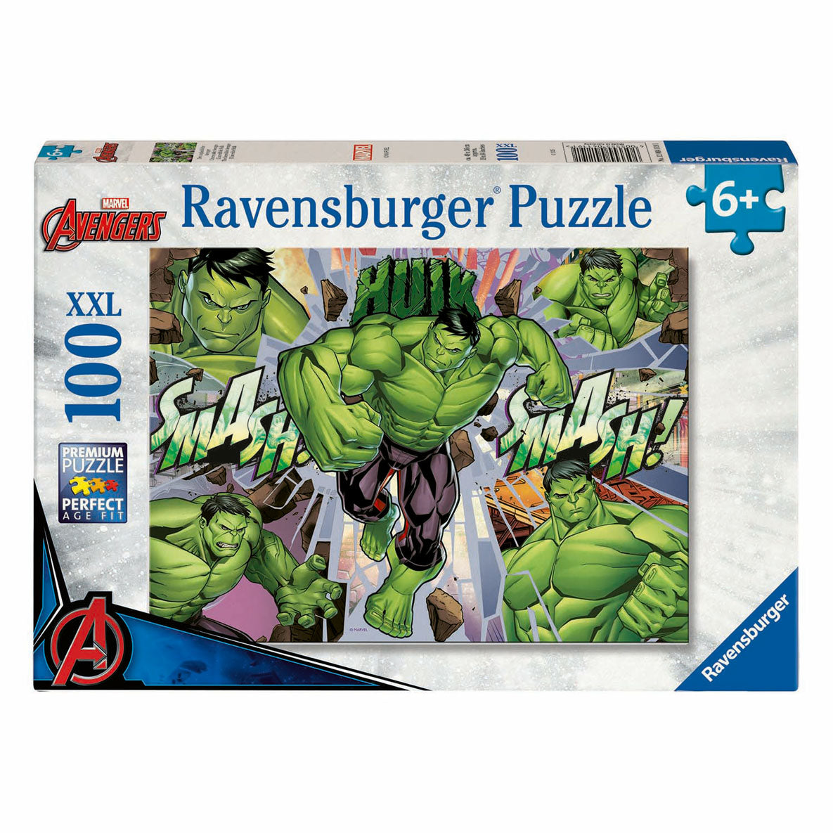 Ravensburger legpuzzel xxl marvel hulk, 100st.
