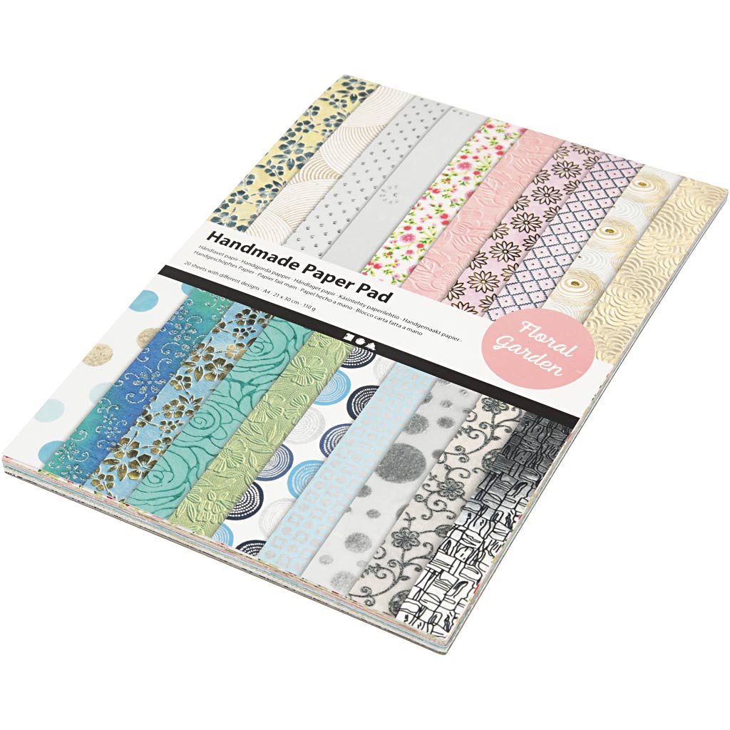 https: www.cchobby.nl handgeschept-papier-a4-vel-210x297-mm-110-150-gr-20-vel-1-doos