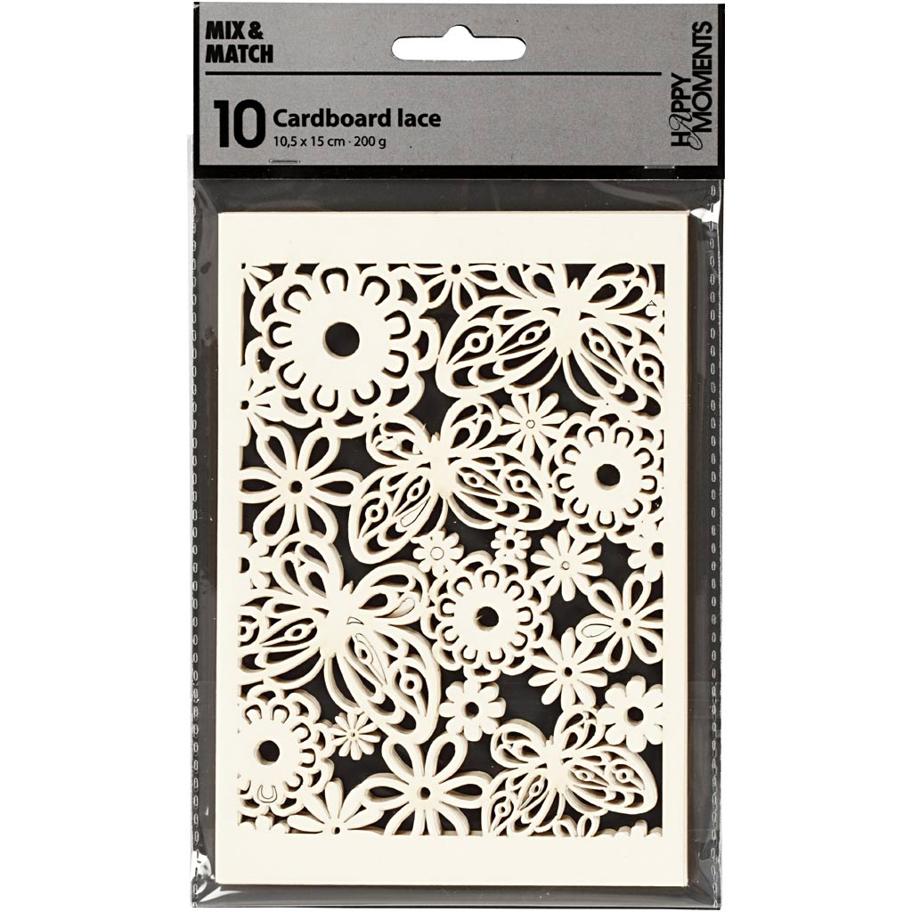 Creativ Company Https: www.cchobby.nl patroonkarton-vel-10-5x15-cm-200-gr-off-white-10-stuk-1-doos