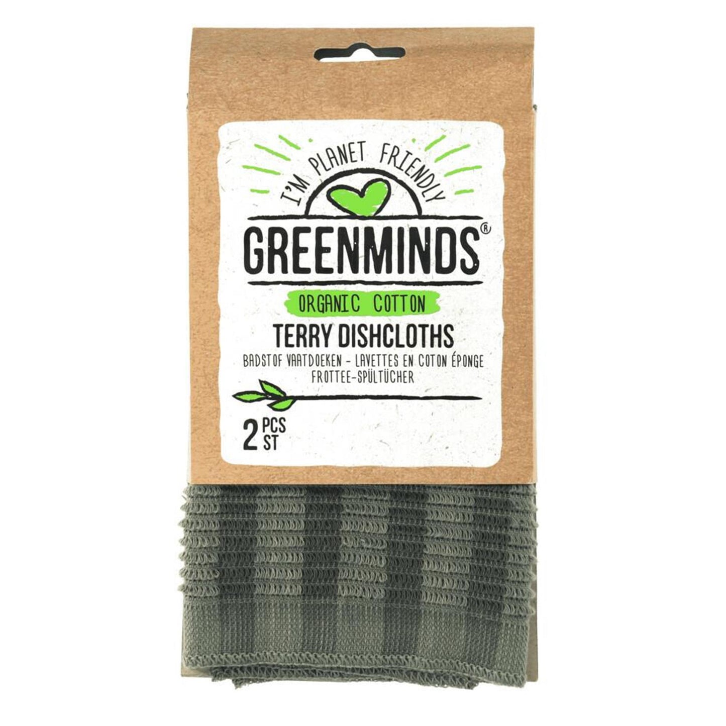 Greenminds badstof vaatdoeken 2st