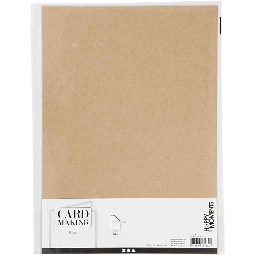 Creativ Company Https: www.cchobby.nl papier-a4-vel-210x297-mm-120-gr-naturel-20-stuk-1-doos