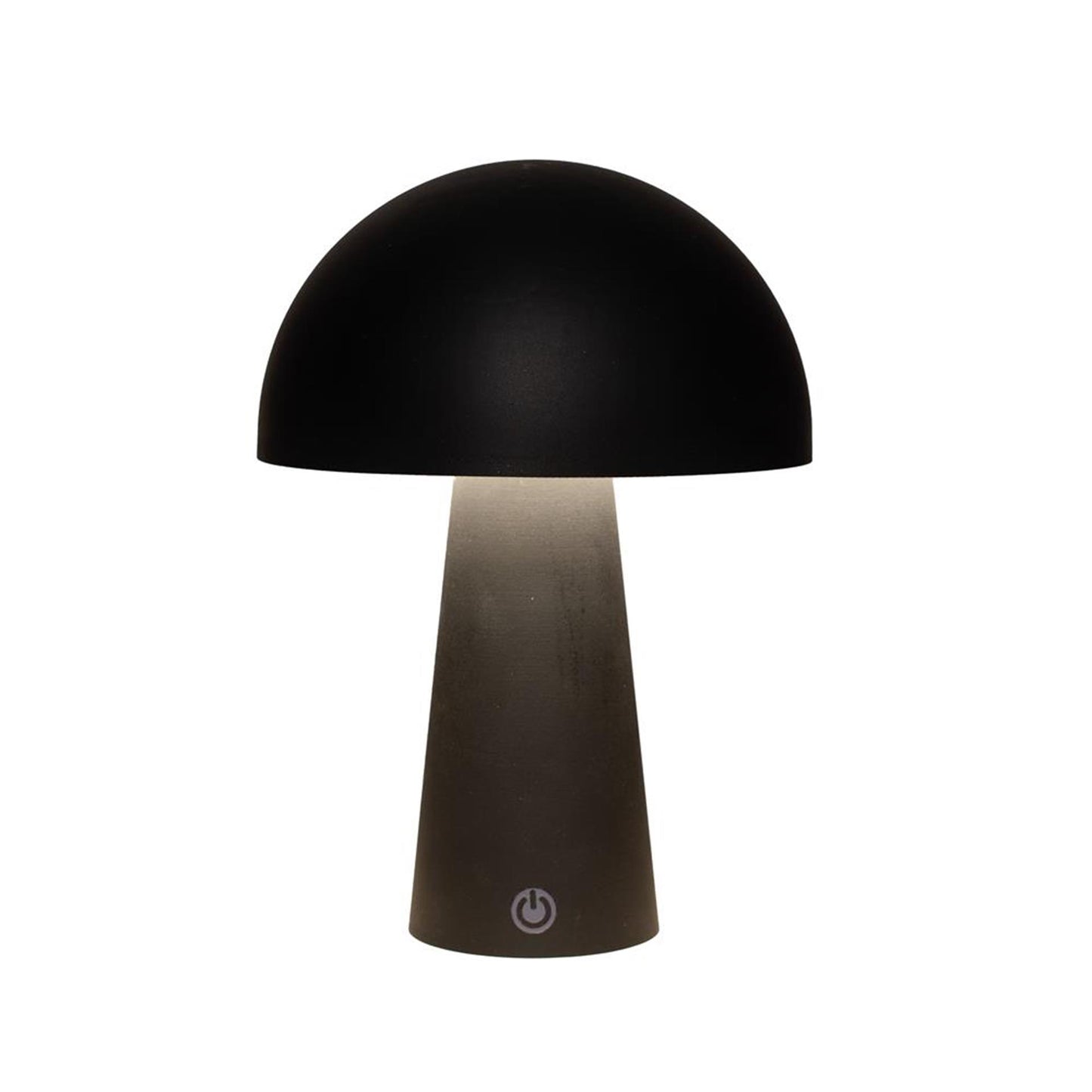 Anna's Collection Led tafellamp rond zwart 15x15x21cm