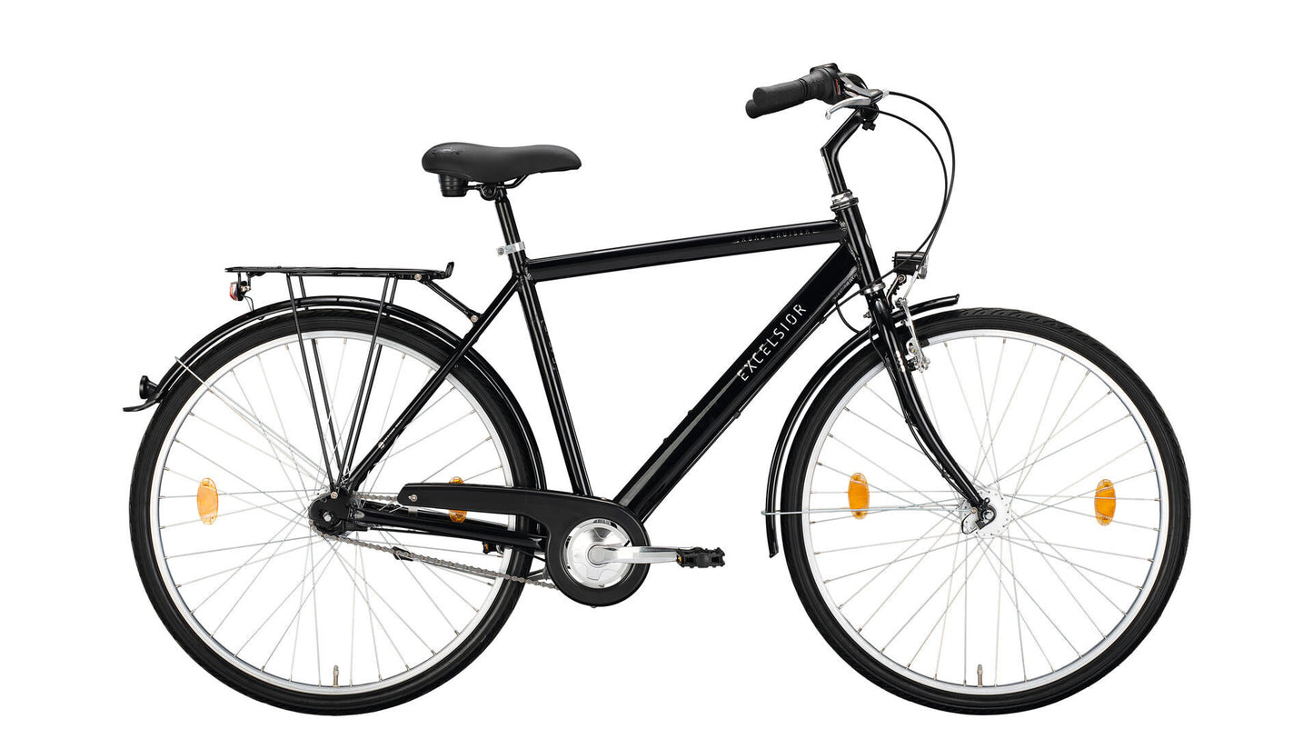 EXCELSIOR cityrad road cruiser alu nd (#1) bike excels.road cruiser alu nd 28 55 7sp cb black
