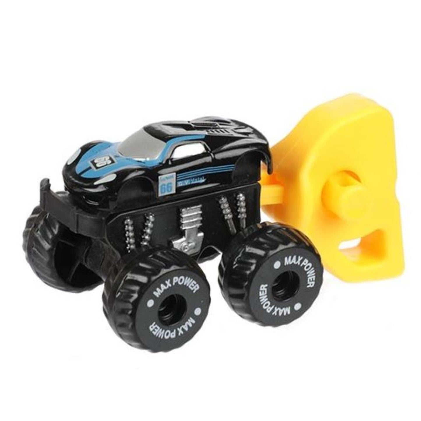 Toi-Toys Turbo racers monster truck met afschieter in ei