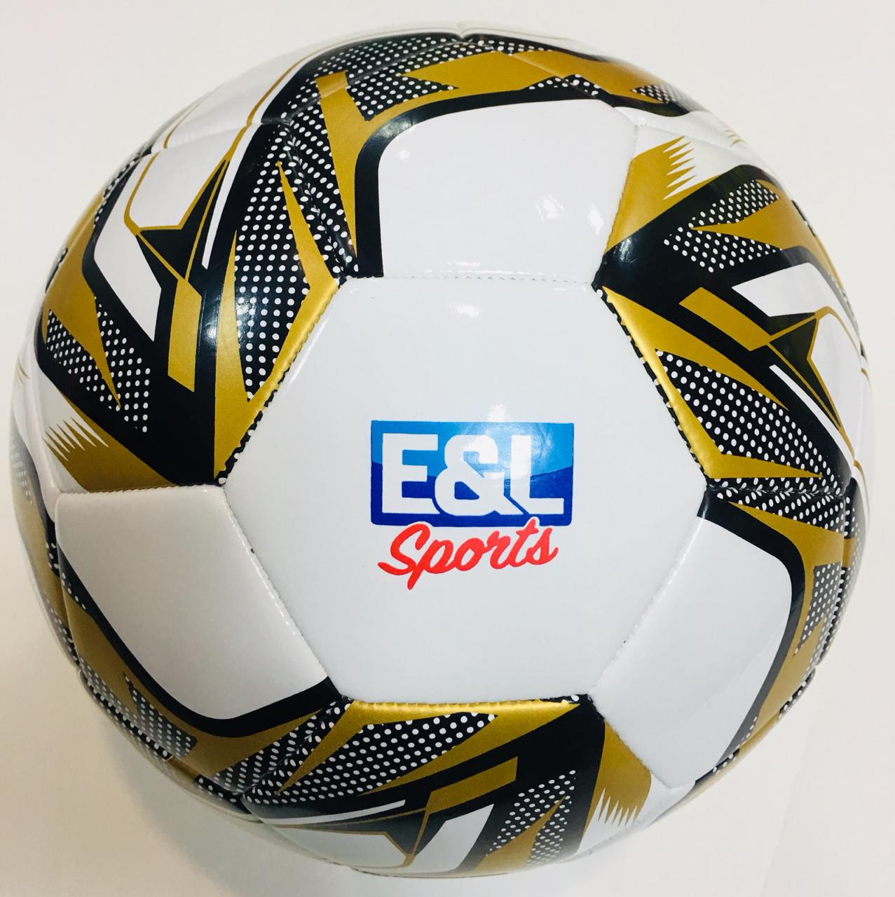 E L Sports Voetbal champion - verschillende prints - 320 gram - maat 5