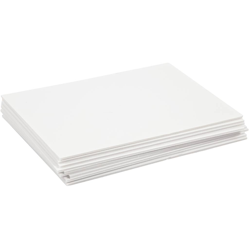 Creativ Company Https: www.cchobby.nl foam-bord-a4-vel-210x297-mm-dikte-3-mm-wit-10-vel-1-doos