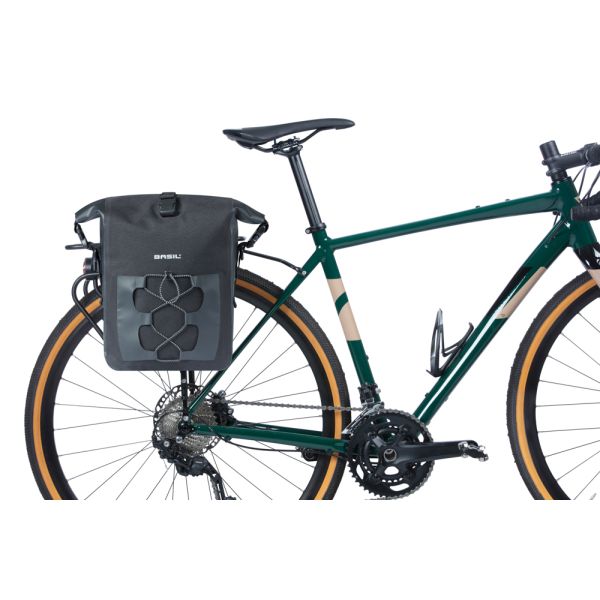 BASIL Tas navigator m enkel zwart | mik hooks | 15l
