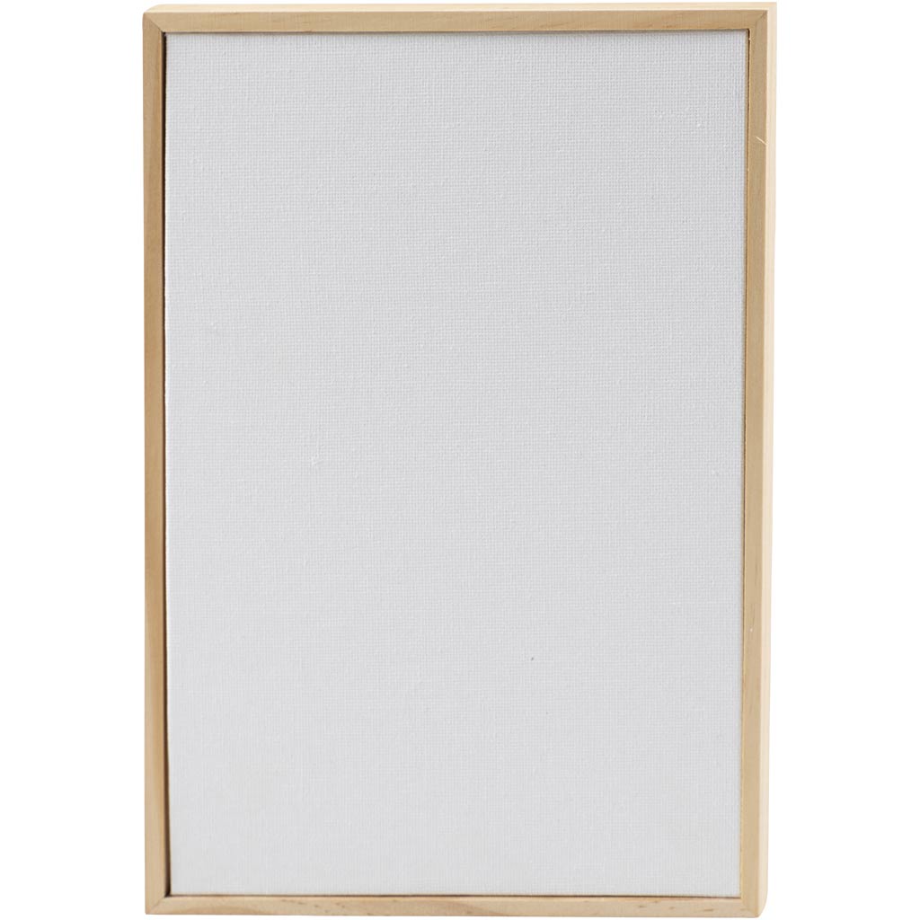 Creativ Company Https: www.cchobby.nl canvas-paneel-met-lijst-afm-15-8x23-8-cm-280-gr-wit-1-stuk