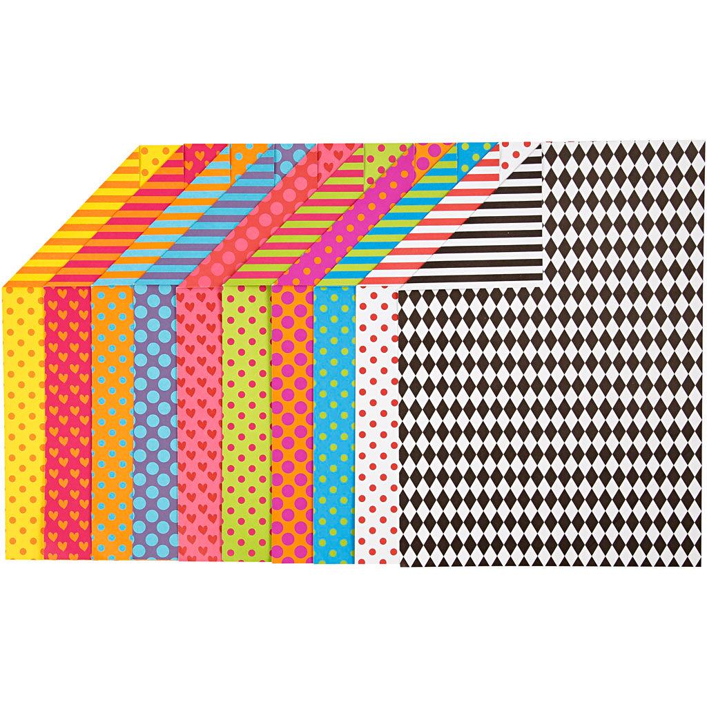 Creativ Company Https: www.cchobby.nl bedrukt-karton-a4-vel-210x297-mm-250-gr-diverse-kleuren-20-div-vellen-1-doos