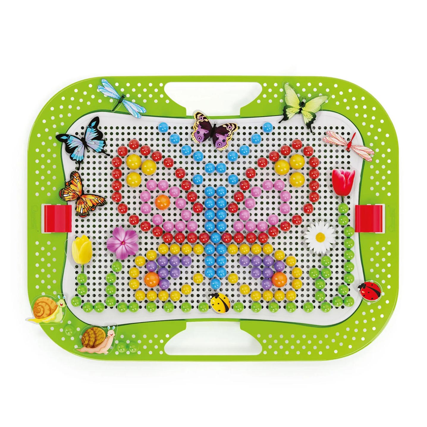 Quercetti natuur plezier fun en pegs insteek mozaïek, 316dlg.
