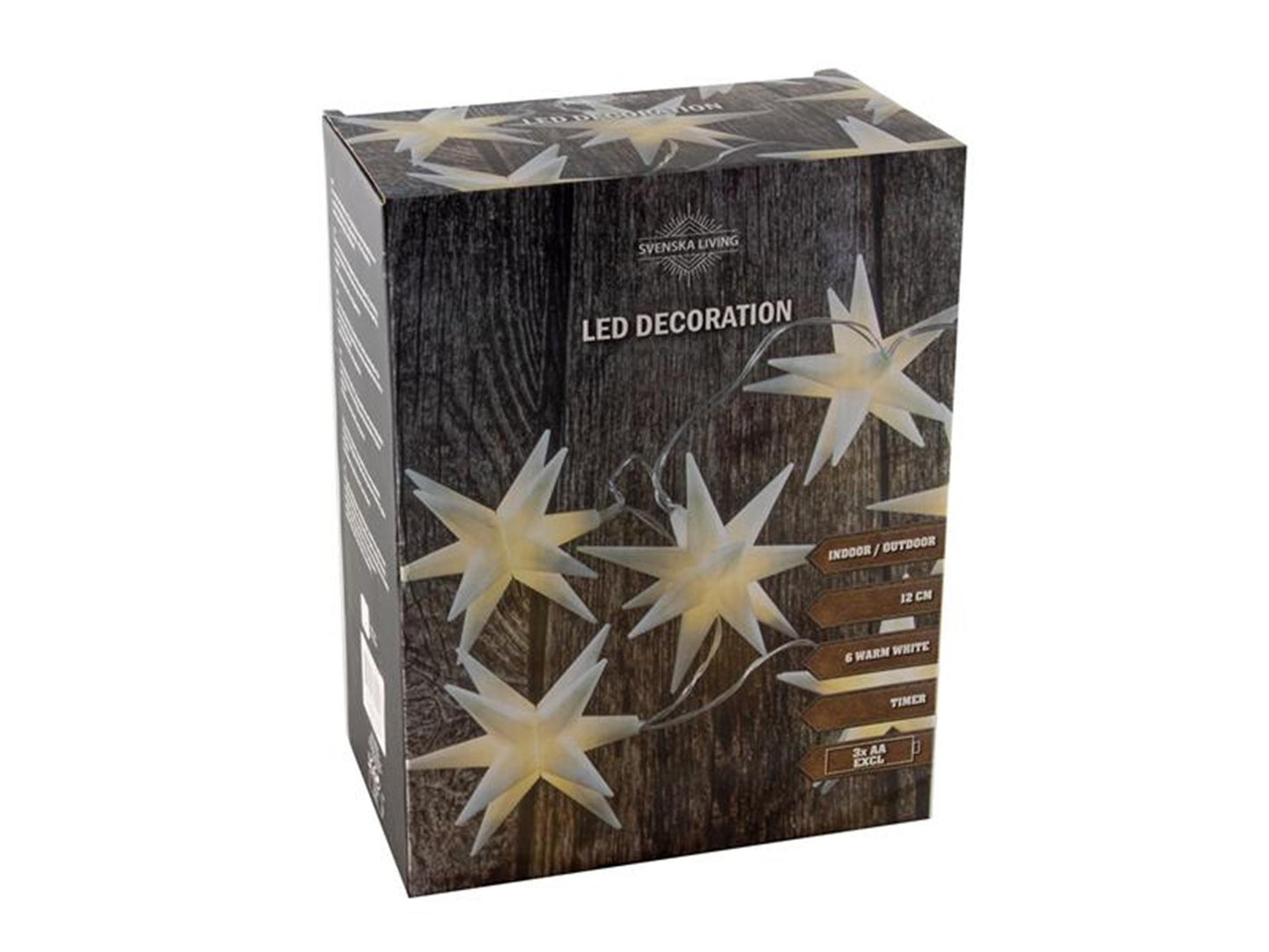 Svenska Living Strengverlighting 3d kunststof 6led