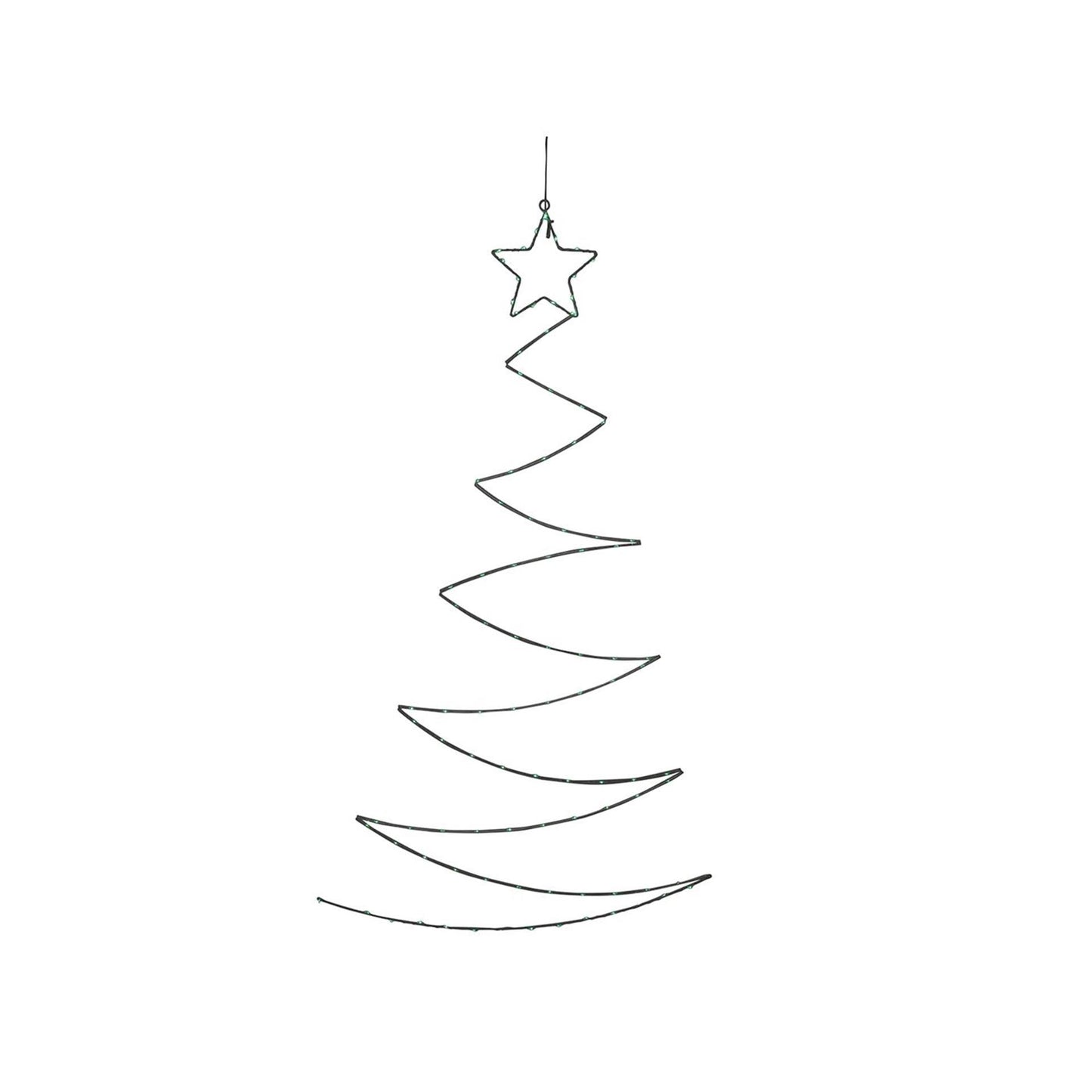 Svenska Living Led wanddeco kerstboom groen 100x60cm