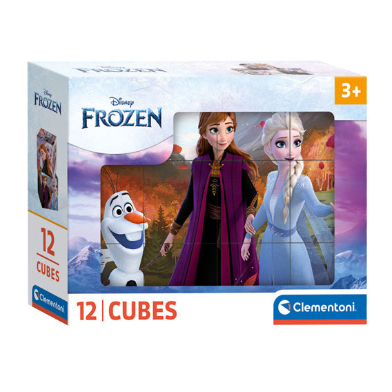 Clementoni blokpuzzel frozen, 12st.