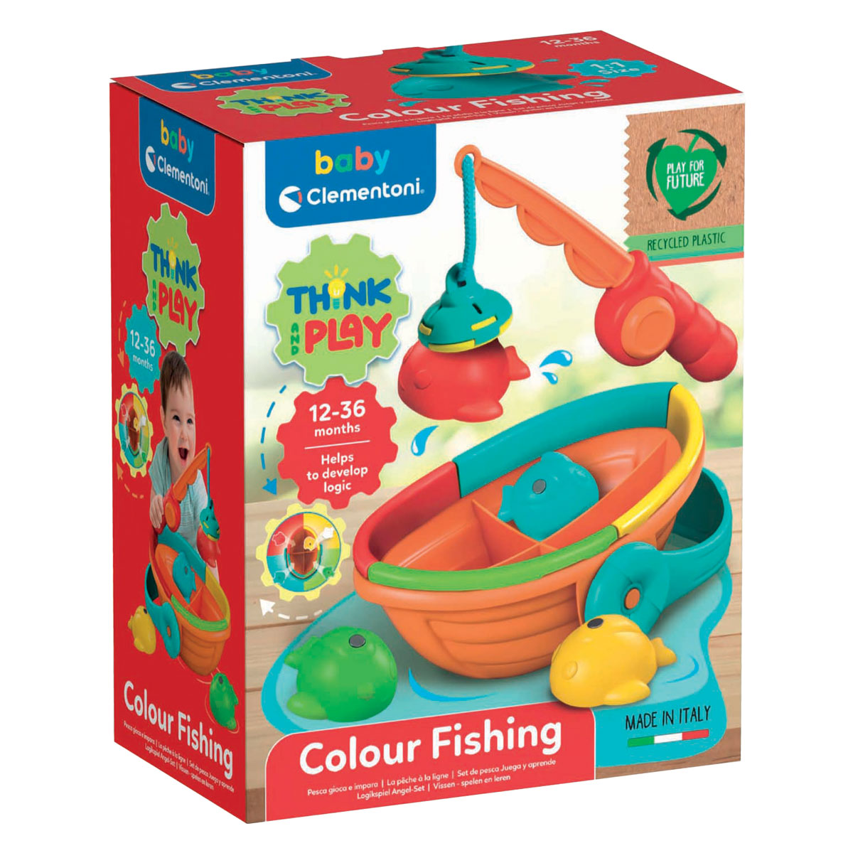 Clementoni regenboog vissen spel